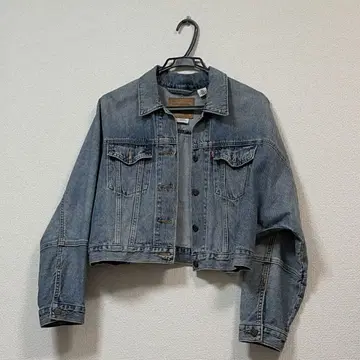 Levis(리바이스) 크롭 데님 자켓 남성용 JPN 구제 의류