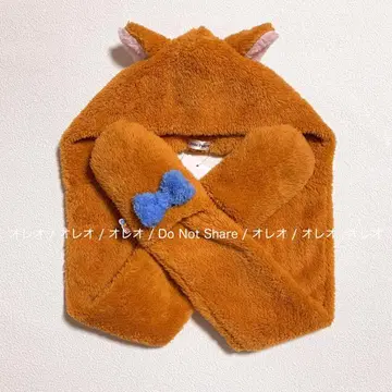 새상품 Disney 디즈니 마리 앙투아네트 투르즈 후드 부착 머플러