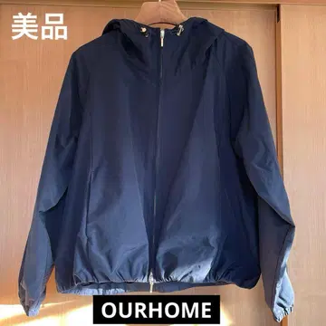 OURHOME 아워홈 더블 지퍼의 깔끔한 블루종 네이비