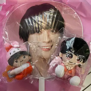 나니와단시 오오니시 류세이 굿즈 치비누이 클립 마스코트 부채