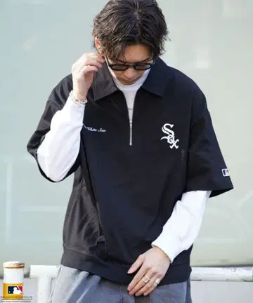 MLB 시카고 화이트삭스 반팔 T셔츠 블랙 즉시 발송