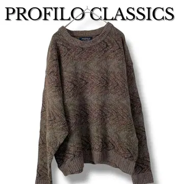 [ 고품질 ] PROFILO CLASSICS 오버 사이즈 니트 사이즈 L