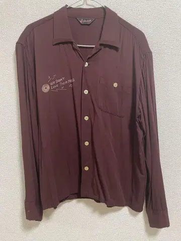 Radiall 라디얼 레이온 오픈 카라 셔츠