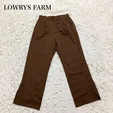 로리즈팜 슬랙스 빅 사이즈 오피스 캐주얼 슬림 레그 심플