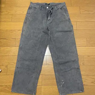 XLARGE 페인터 팬츠 그레이 34인치 더블니