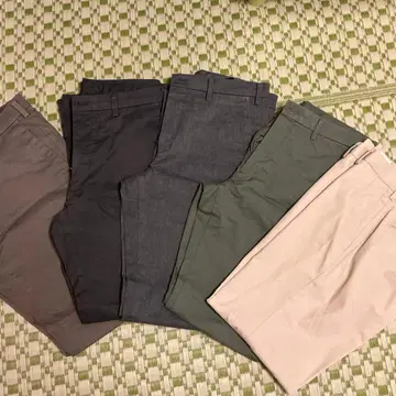 유니클로 슬림핏 치노 팬츠 5종 세트