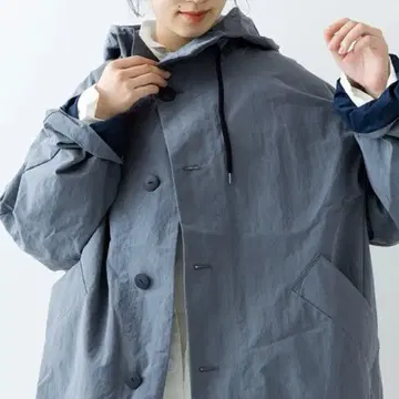 베리떼꾸르 veritecoeur 패커블 후드 코트 그레이