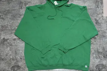 Russell 그린 후드 부착 후드티