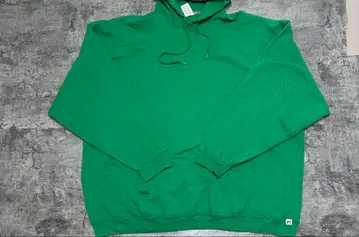 Russell 그린 후드 부착 후드티