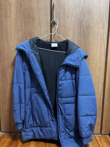 new balance 후드 부착 다운 자켓