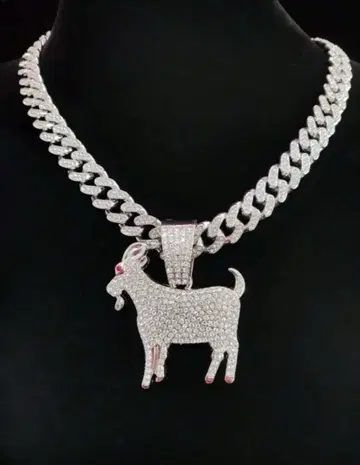 래퍼 목걸이 HIPHOP Kohjiya Tete goat 염소