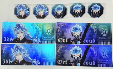 트위스테 이데아 오르토 블레이징 주얼 티켓풍 카드 캔뱃지