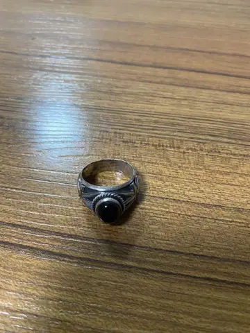 폴스미스 실버 오닉스 반지