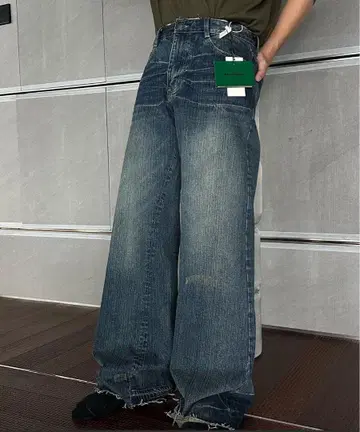 MAISONPRINCE jeans 플레어 데님 청바지 와이드 가공