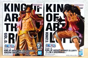 한정 가격! 원피스 킹 오브 아티스트 루피 골드 로저 2점