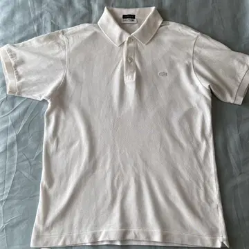 라코스테 피케 셔츠 화이트 남성용