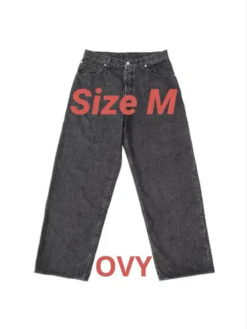OVY Japan Black Baggy Denim Pants (gray