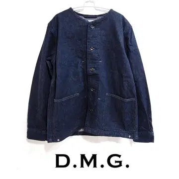 D.M.G. 데님 노카라 자켓