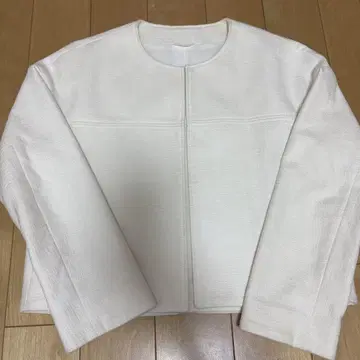 ANAYI 아나이 노카라 자켓 화이트 34 XS S