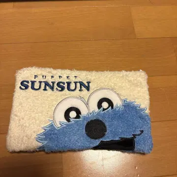 퍼펫 순순 모코모코 플랫 파우치