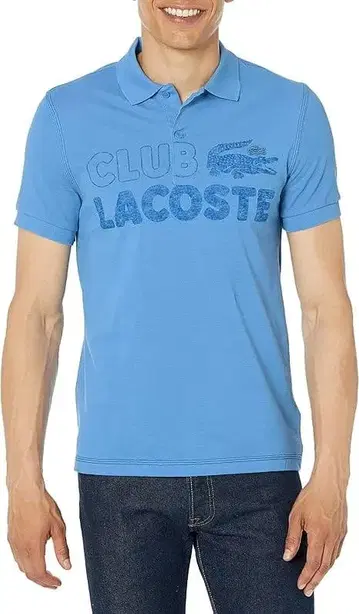 LACOSTE 빈티지 프린트 피케 셔츠