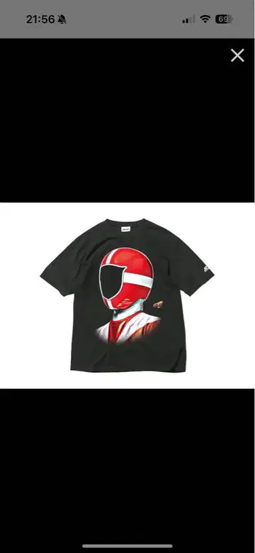 슈퍼 전대 x HOMEGAME 1988 고레드 TEE 'BLACK'