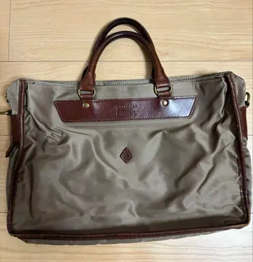 [ 새상품급 ] 클레도란 브리프 케이스 비즈니스 백 베이지 나일론