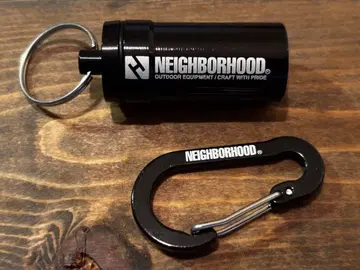 NEIGHBORHOOD 카라비너 키링 블랙
