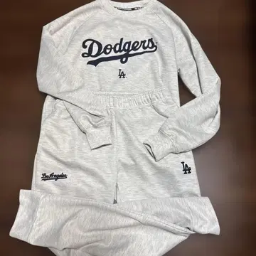 Dodgers 그레이 맨투맨 셋업