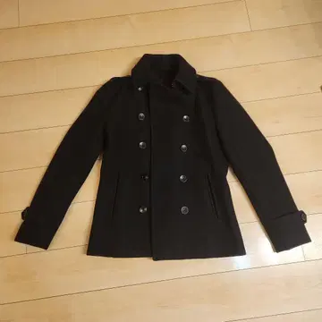 BOYCOTT 보이콧 피 코트 블랙