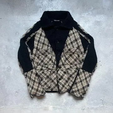 issey miyake knit jacket black rare