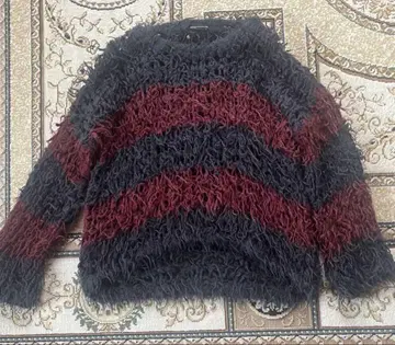 [ 최저가 ] 라드 뮤지션 헤비 알파카 보더 니트 44