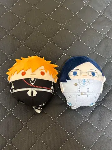 BLEACH 쿠로사키 이치고 이시다 우류 후와코로링 마스코트 봉제 인형