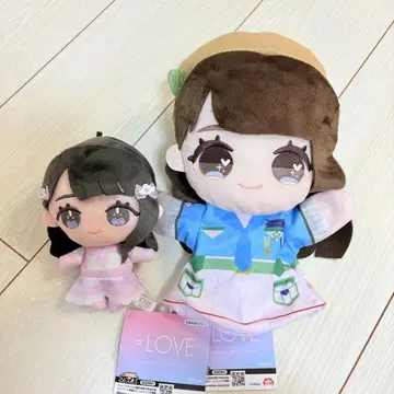 2개 세트 =LOVE 이퀄러브 이코러브 봉제 인형 오타니 에미리