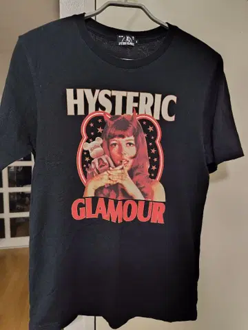 HYSTERIC GLAMOUR 블랙 T셔츠 S사이즈