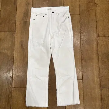 RHC RonHerman 화이트 코듀로이 스트레이트 데님