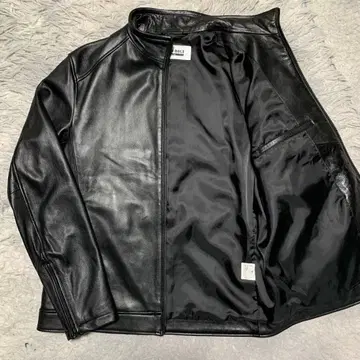 컨디션 최상 L MEN'S BIGI 남성용 비기 가죽 자켓 램 가죽