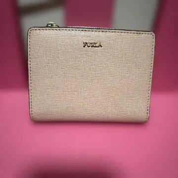 FURLA 이단 접이식 지갑 베이지