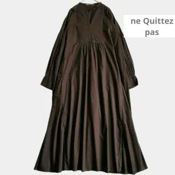 누키테파 ne Quittez pas 스키퍼 핀턱 원피스