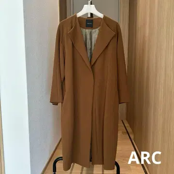 아메리칸 라그 시 롱 코트 카멜