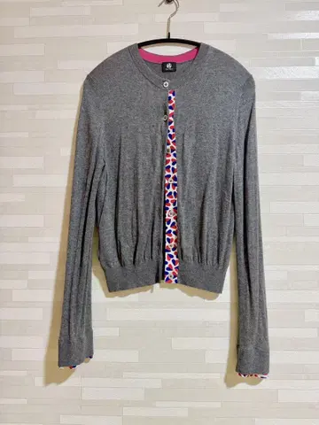 새상품급 Paul Smith 캐시미어 혼방 디자인 가디건
