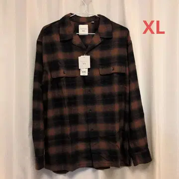 유니클로 JW ANDERSON 브러쉬드 코튼 오버사이즈 셔츠 XL