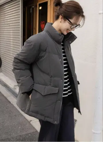어반 리서치 도어스 스탠드 충전솜 블루종 자켓 다운