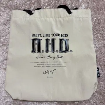 [24시간 이내 발송] WEST. A.H.O. 투어 백 아호부쿠로
