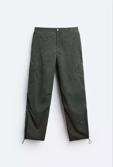 페이드 이펙트 테크니컬 팬츠 zara 다크 그린