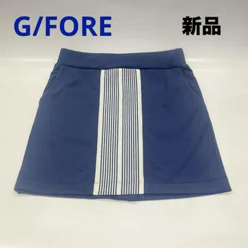 [ 70% 이상 OFF ] G/FORE 네이비 스트라이프 골프 스커트