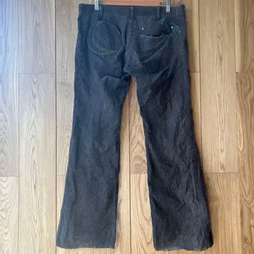 매쉬 MASH 개성있는 코듀로이 플레어 팬츠 올리브 일본제 L