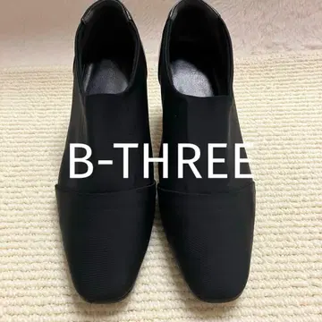 B-THREE 일본제 콤비 부티 22.5cm EEE 블랙