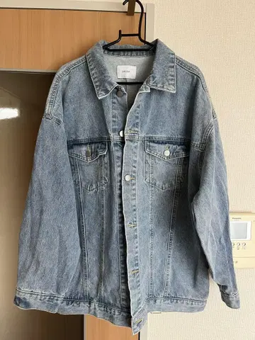 G 데님 자켓 오버 사이즈 여성용 남성용