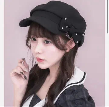 pium 비쥬 리본 헌팅 캡